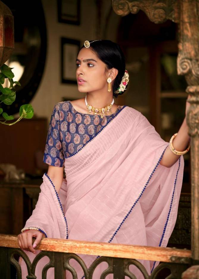 Lt Zoya Fancy Party Wear Chanderi Printed Designer Latest Saree Collection